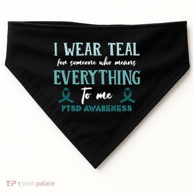 PTSD Awareness Hope Support Love USA-Made Doggie Bandana