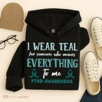 PTSD Awareness Hope Support Love Hoodie thumb 4