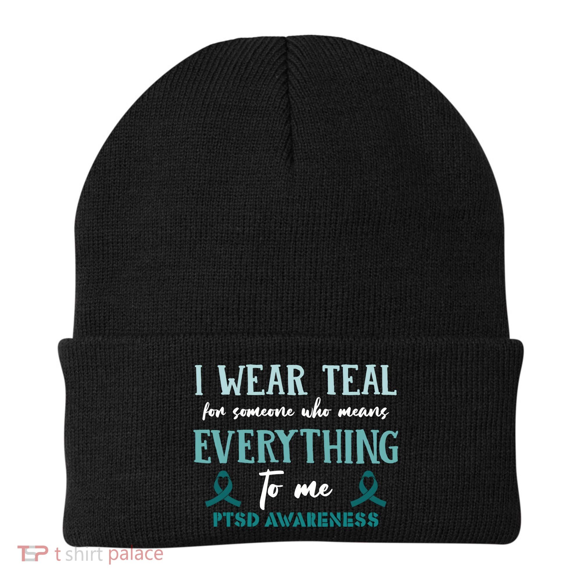 PTSD Awareness Hope Support Love Beanie