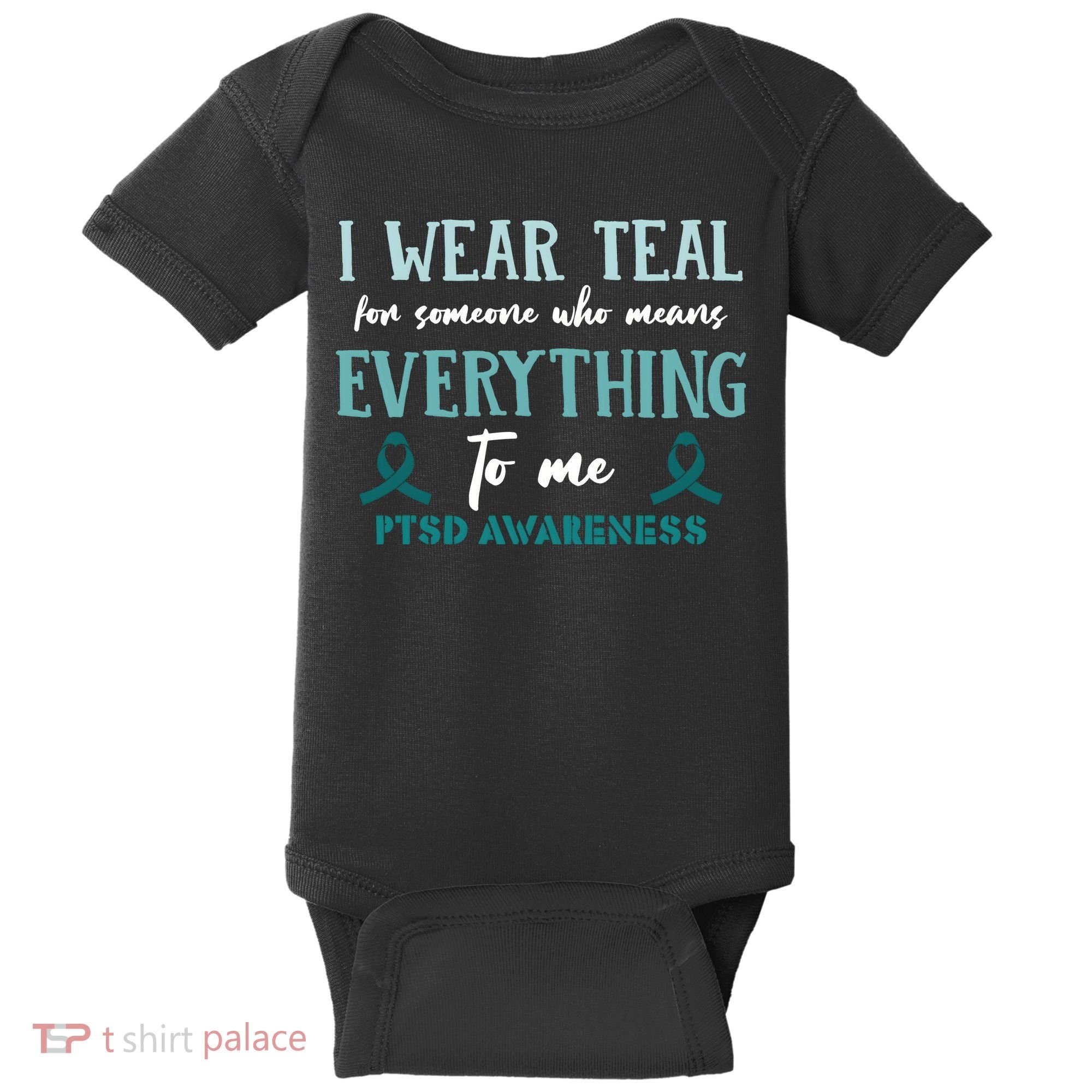 PTSD Awareness Hope Support Love Baby Bodysuit