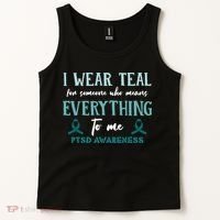 PTSD Awareness Hope Support Love Tank Top thumb 2