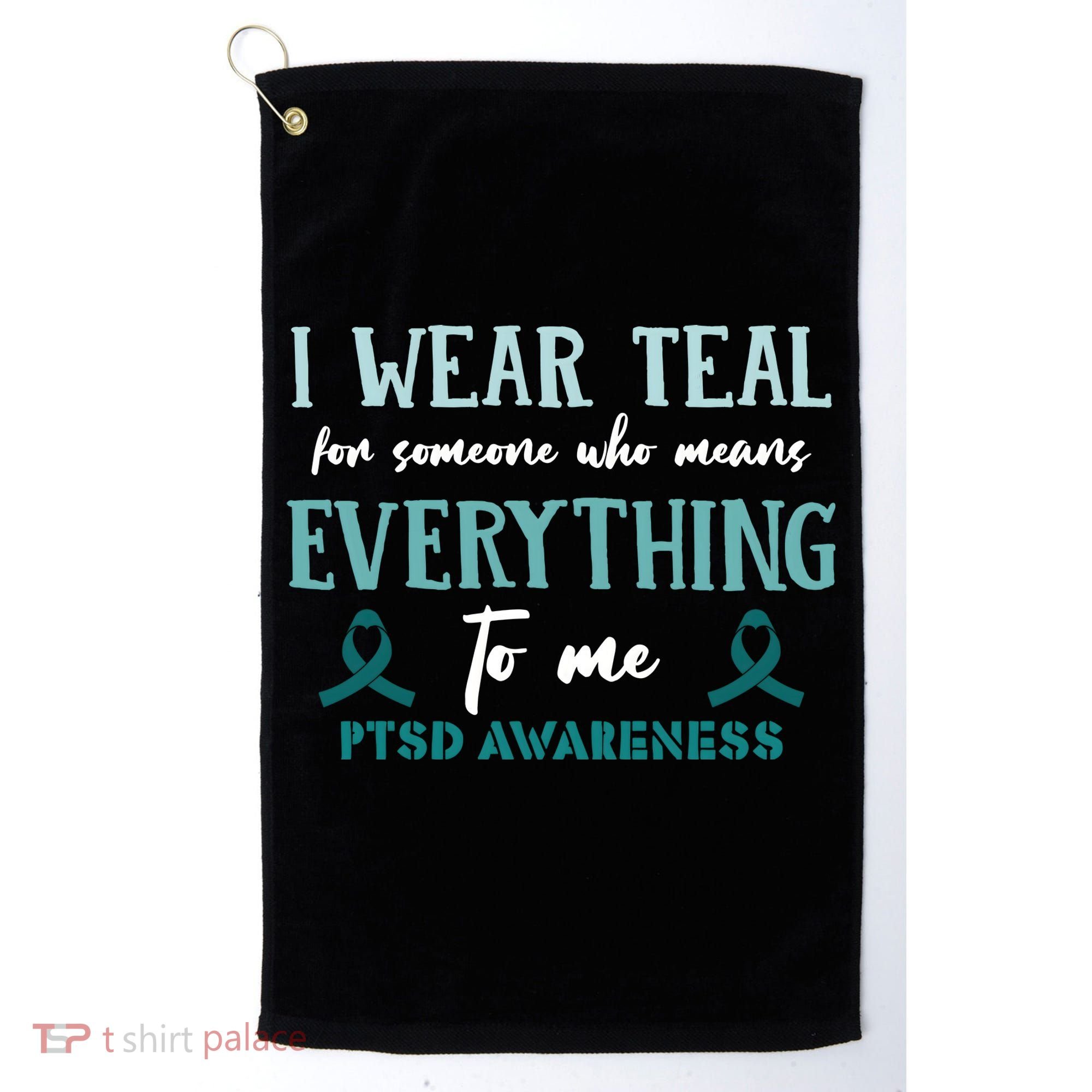 PTSD Awareness Hope Support Love Golf Towel