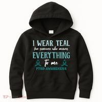 PTSD Awareness Hope Support Love Kids Hoodie thumb 0
