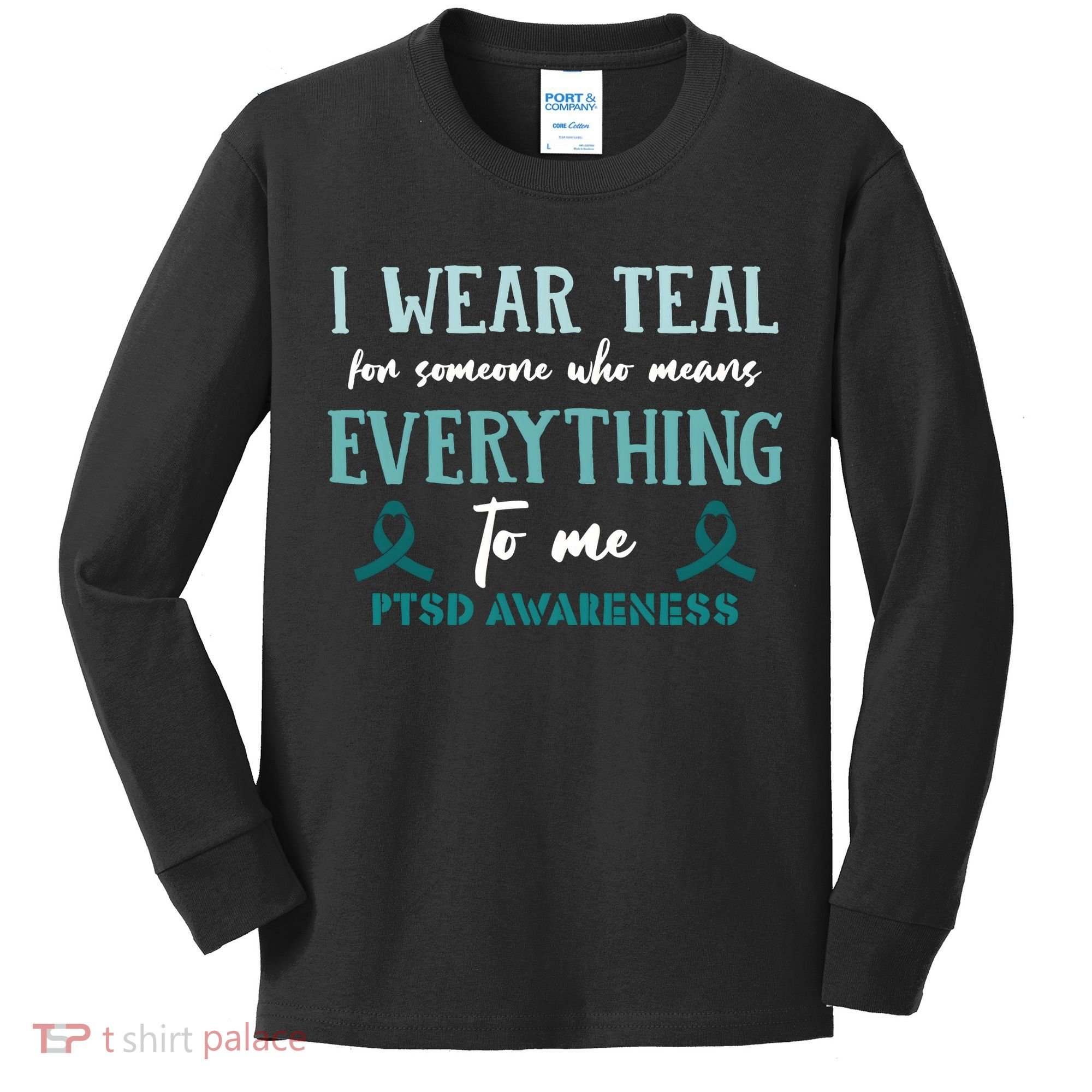 PTSD Awareness Hope Support Love Kids Long Sleeve Shirt