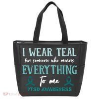 PTSD Awareness Hope Support Love Tote Bag thumb 0