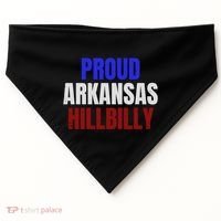 Proud Arkansas Hillbilly Gift USA-Made Doggie Bandana thumb 0