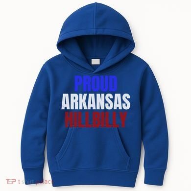 Proud Arkansas Hillbilly Gift Kids Hoodie