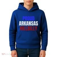 Proud Arkansas Hillbilly Gift Kids Hoodie thumb 4