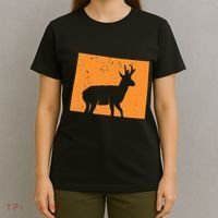 Pronghorn Antelope Hunting In Wyoming. T-Shirt thumb 4