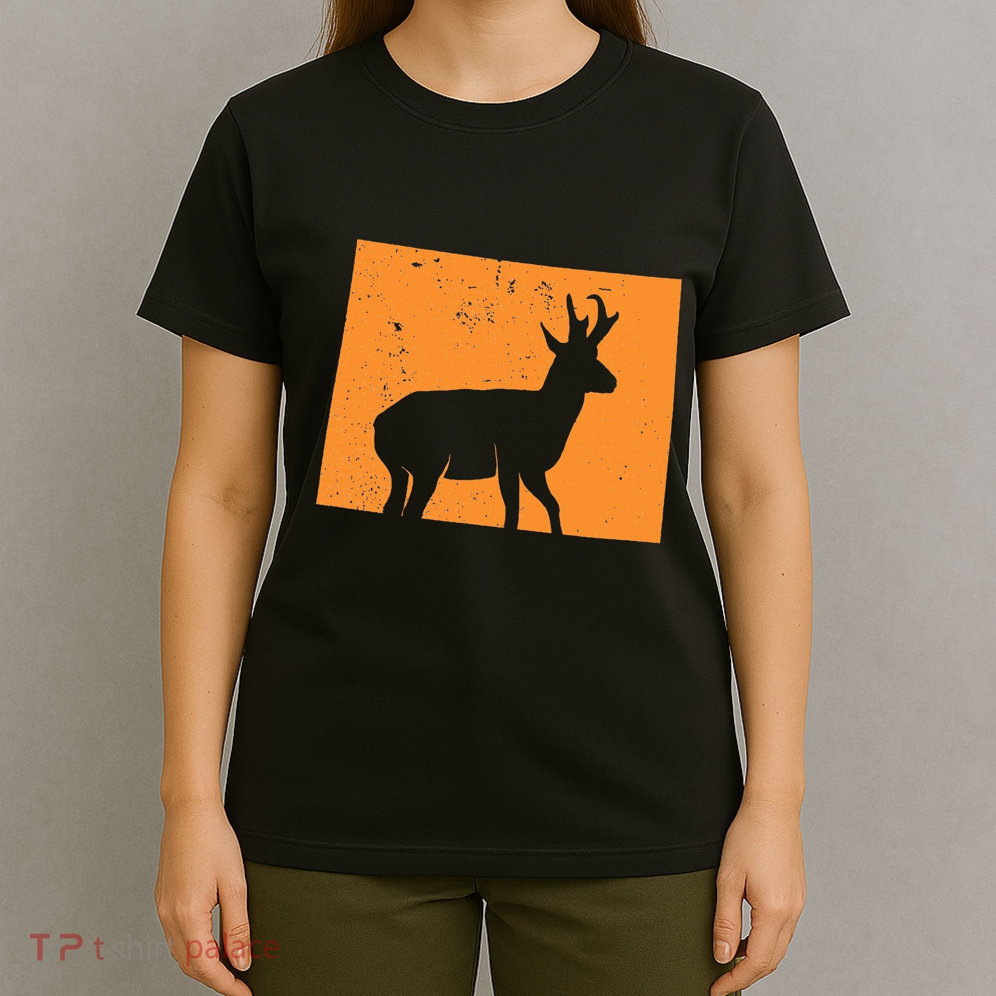 Pronghorn Antelope Hunting In Wyoming. T-Shirt