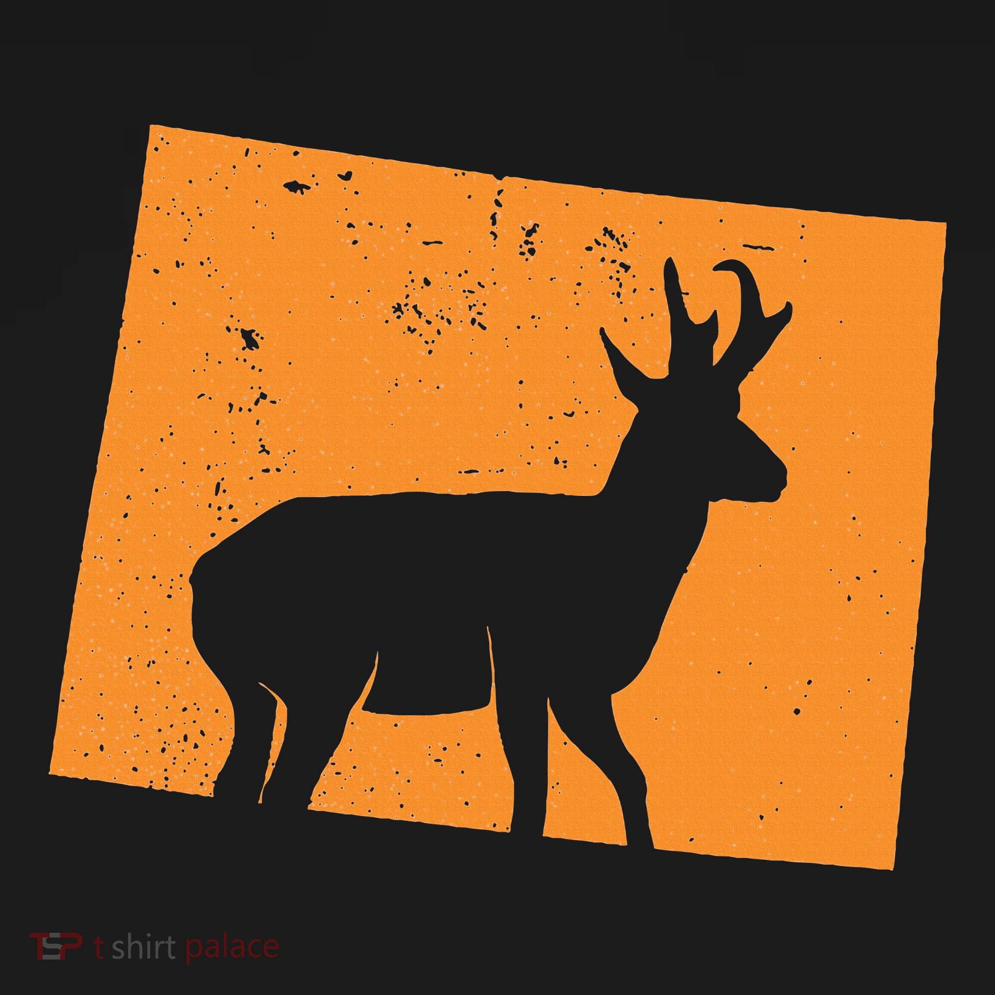 Pronghorn Antelope Hunting In Wyoming. T-Shirt