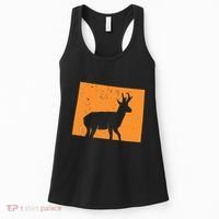 Pronghorn Antelope Hunting In Wyoming. Women's Tank Top thumb 0