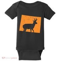 Pronghorn Antelope Hunting In Wyoming. Baby Bodysuit thumb 0