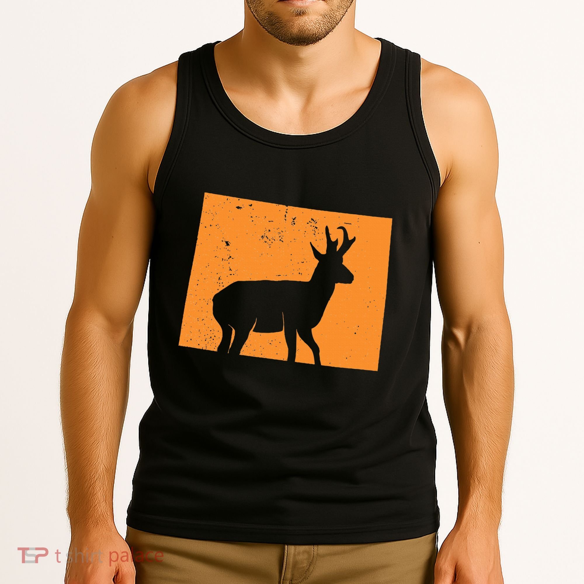 Pronghorn Antelope Hunting In Wyoming. Tank Top