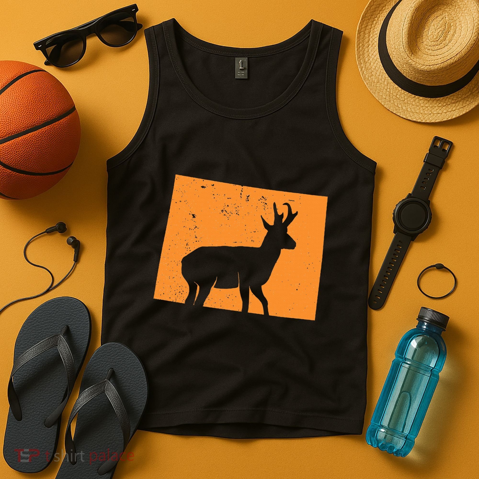 Pronghorn Antelope Hunting In Wyoming. Tank Top
