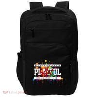 Playful Art Imagination Is Key Impact Tech Backpack thumb 0