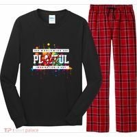 Playful Art Imagination Is Key Long Sleeve Pajama Set thumb 0
