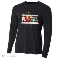 Playful Art Imagination Is Key Cooling Performance Long Sleeve Crew thumb 0