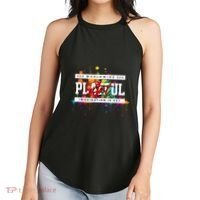 Playful Art Imagination Is Key Women's Perfect Tri Rocker Tank thumb 2