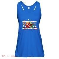 Playful Art Imagination Is Key Ladies Essential Flowy Tank thumb 0