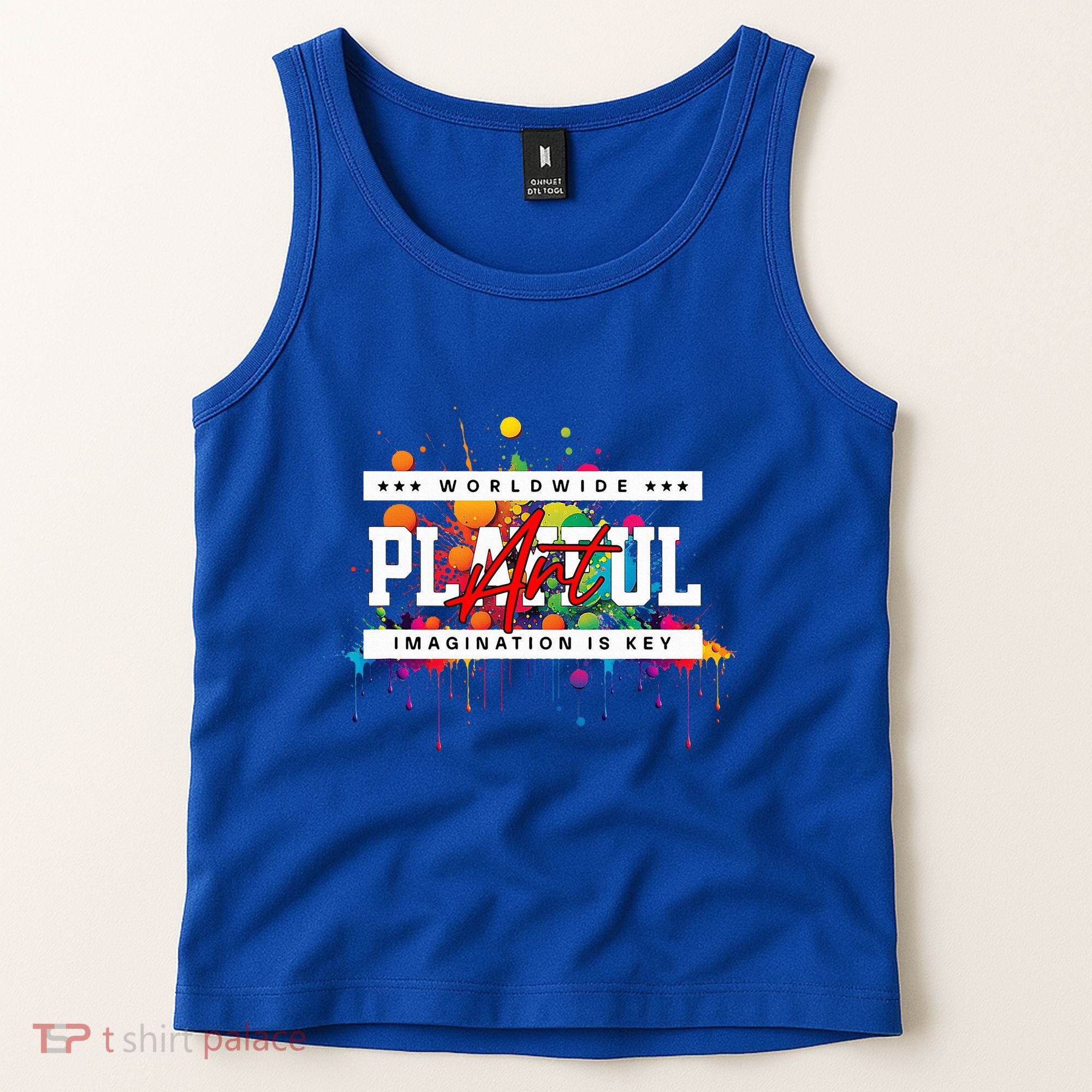 Playful Art Imagination Is Key Tank Top