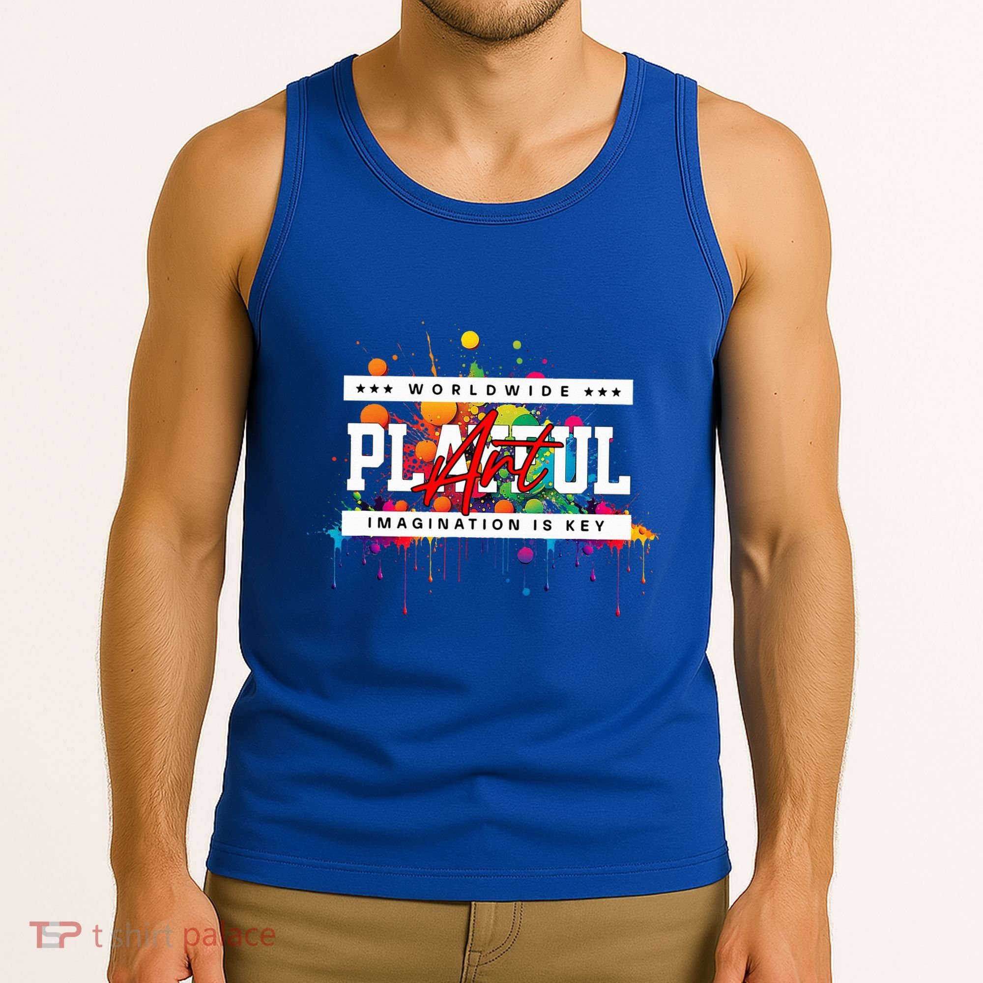 Playful Art Imagination Is Key Tank Top