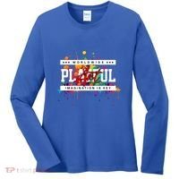 Playful Art Imagination Is Key Women's Long Sleeve Shirt thumb 0