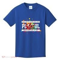 Playful Art Imagination Is Key Kids T-Shirt thumb 0