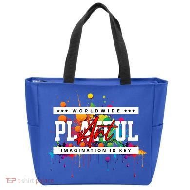 Playful Art Imagination Is Key Tote Bag