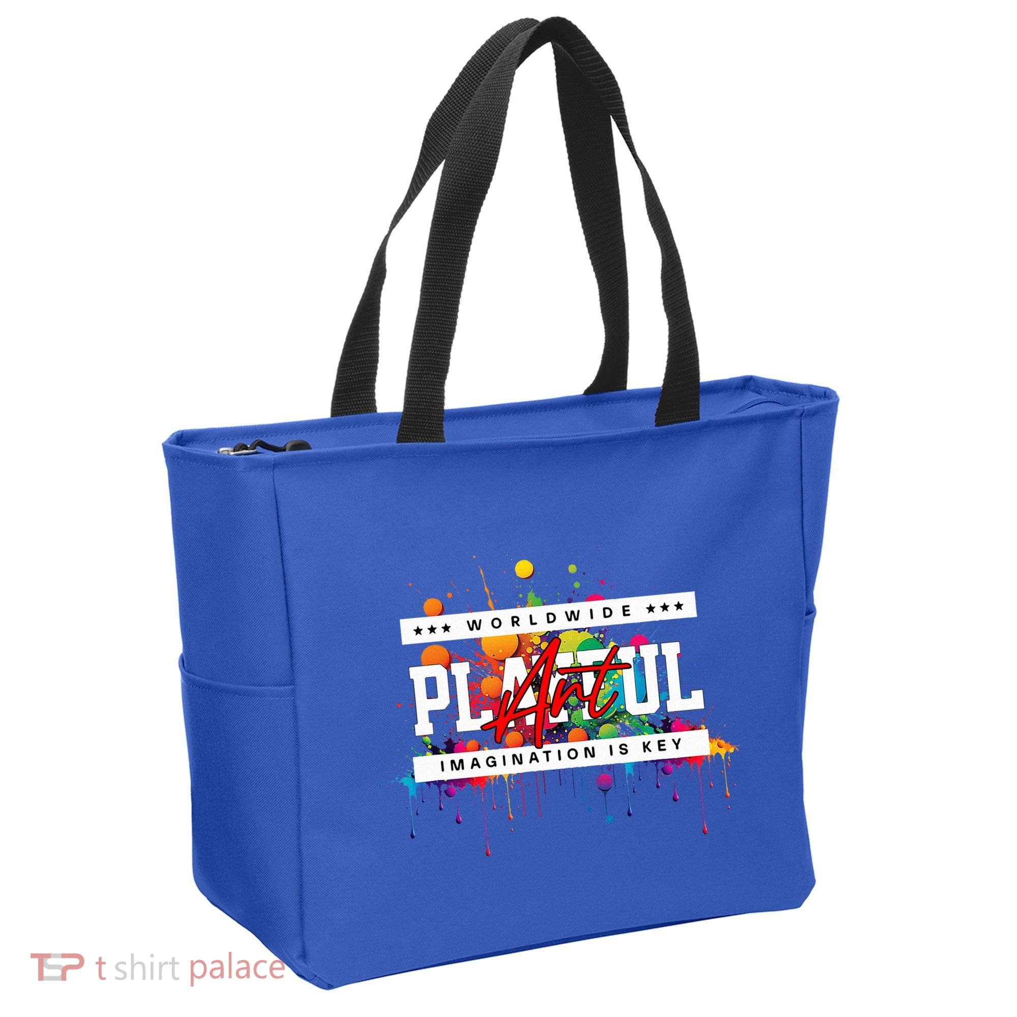 Playful Art Imagination Is Key Tote Bag