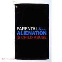 Parental Alienation Is Child Abuse Prevention Awareness Golf Towel thumb 0
