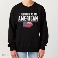 Proud America I Identify As An American Women's Sweatshirt thumb 0