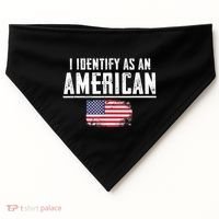 Proud America I Identify As An American USA-Made Doggie Bandana thumb 0