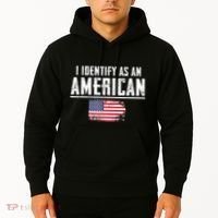 Proud America I Identify As An American Hoodie thumb 2