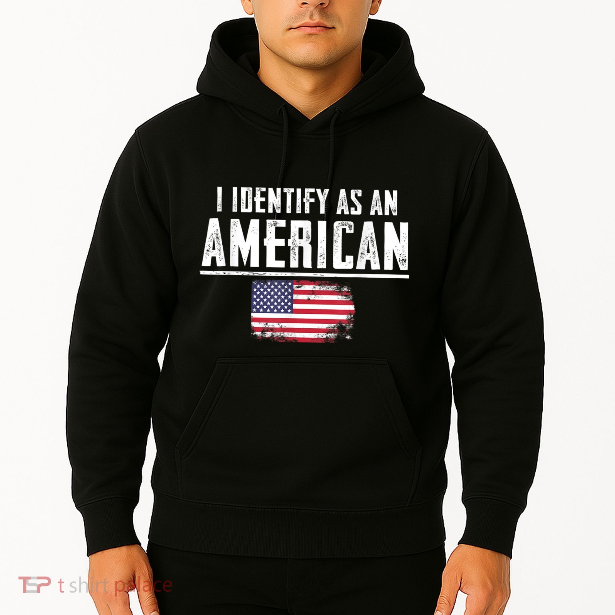 Proud America I Identify As An American Hoodie