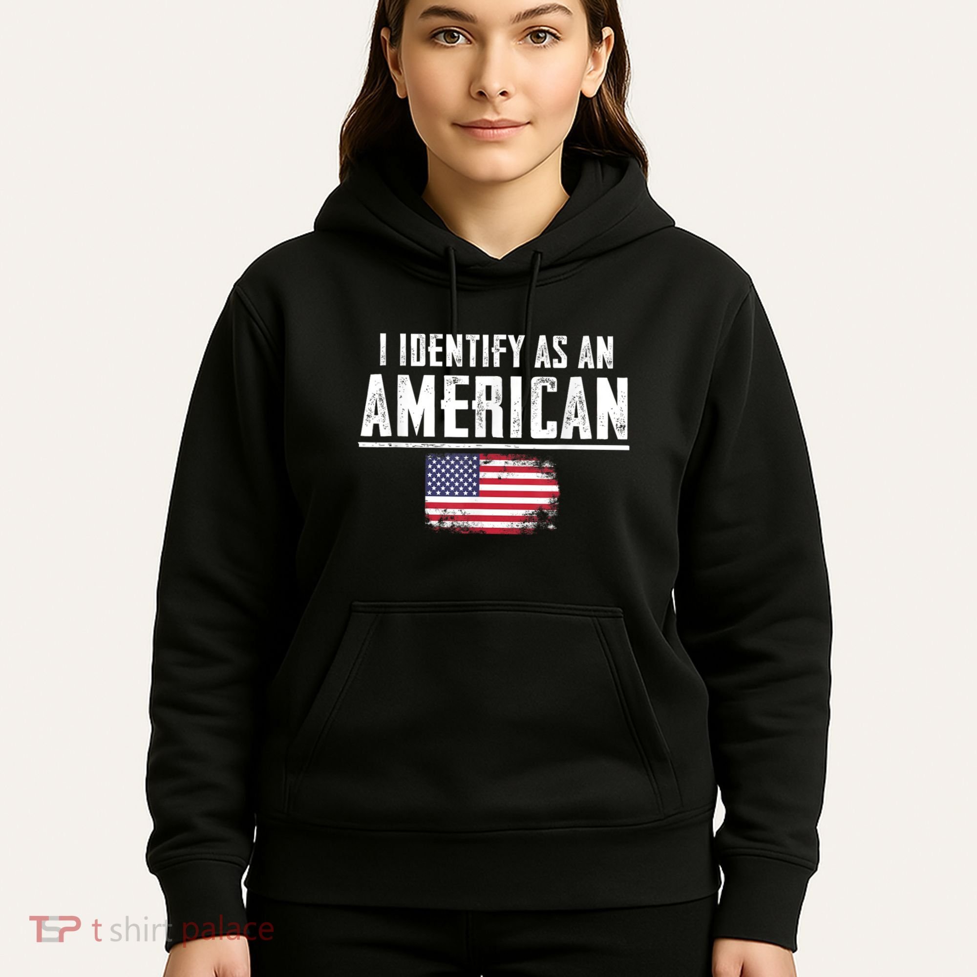 Proud America I Identify As An American Hoodie