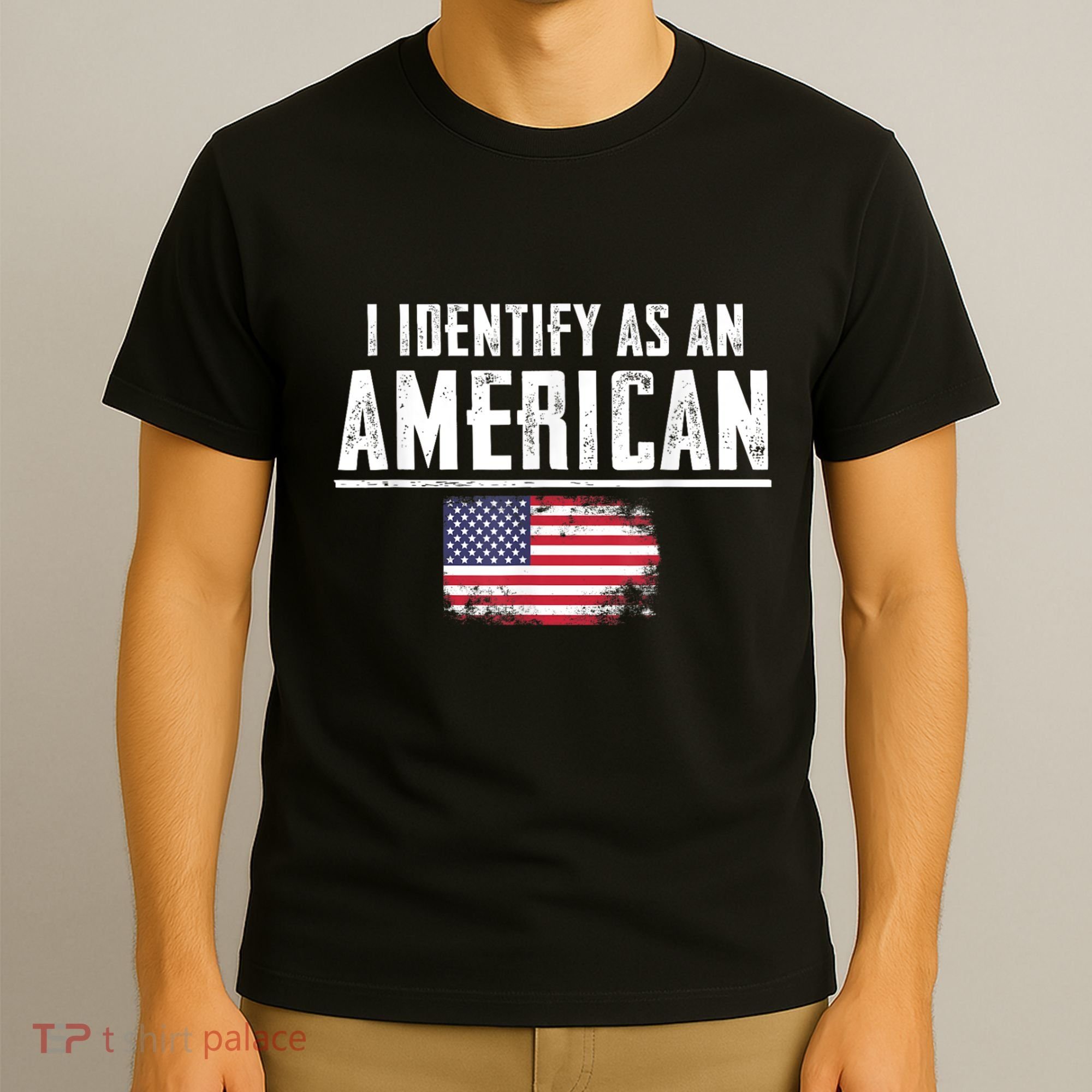 Proud America I Identify As An American T-Shirt