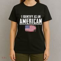 Proud America I Identify As An American T-Shirt thumb 4