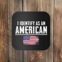 Proud America I Identify As An American Coaster thumb 0