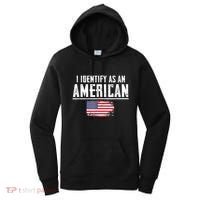 Proud America I Identify As An American Women's Hoodie thumb 0