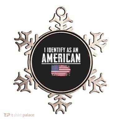 Proud America I Identify As An American Ornament