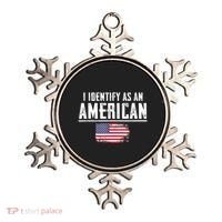 Proud America I Identify As An American Ornament thumb 0