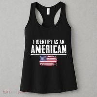 Proud America I Identify As An American Women's Tank Top thumb 3