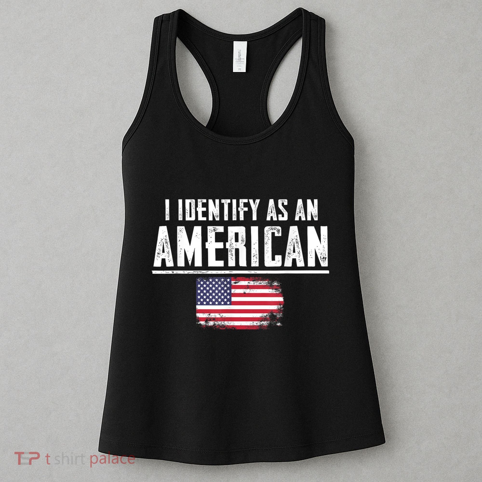 Proud America I Identify As An American Women's Tank Top