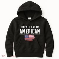 Proud America I Identify As An American Kids Hoodie thumb 0