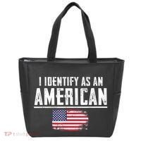 Proud America I Identify As An American Tote Bag thumb 0