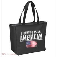 Proud America I Identify As An American Tote Bag thumb 2