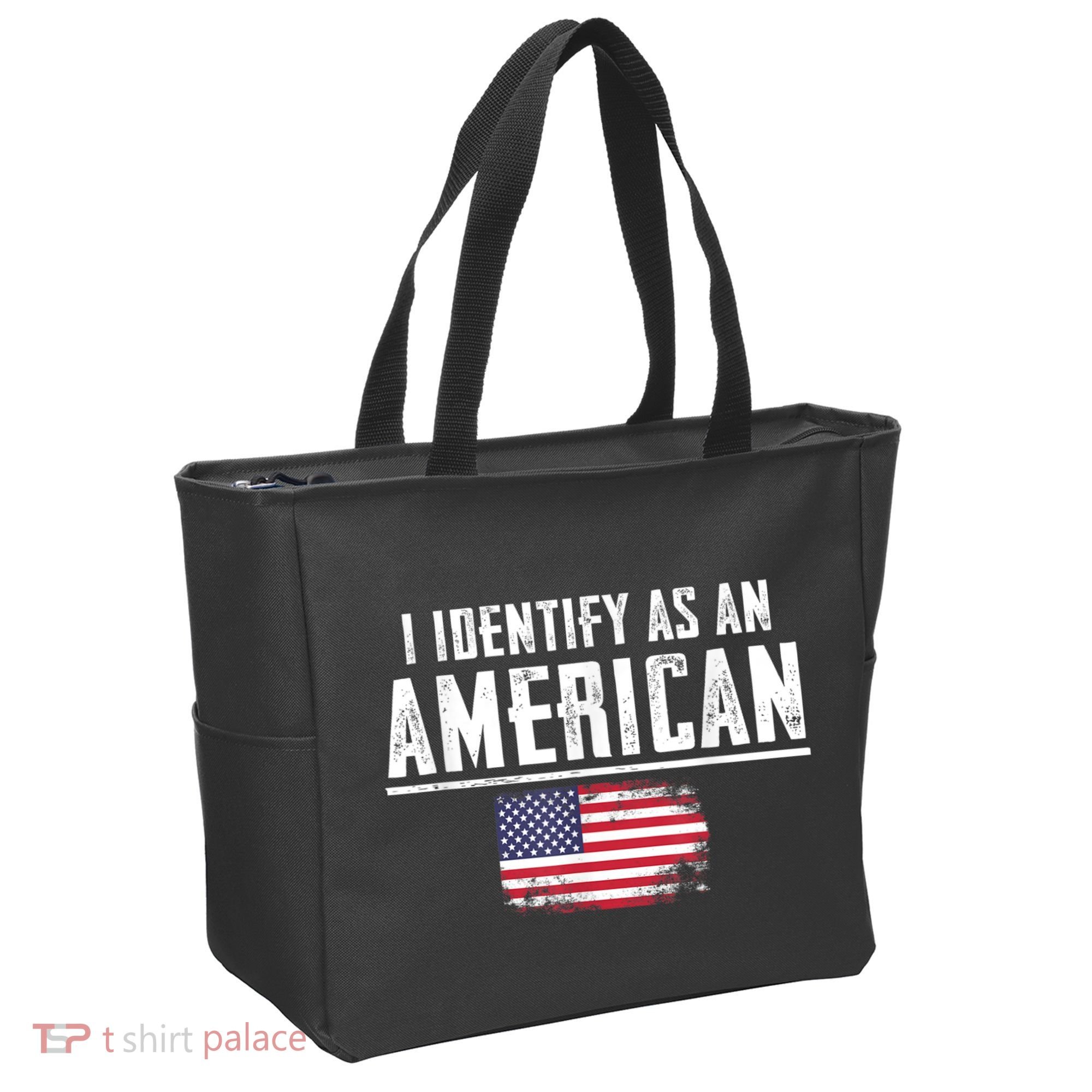 Proud America I Identify As An American Tote Bag