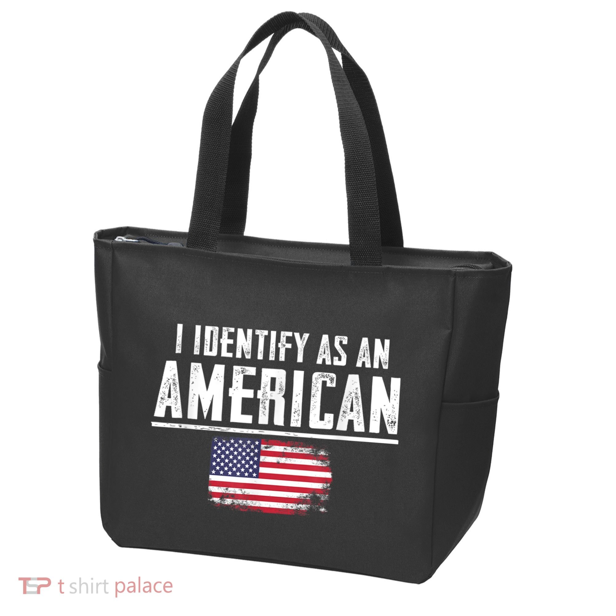 Proud America I Identify As An American Tote Bag
