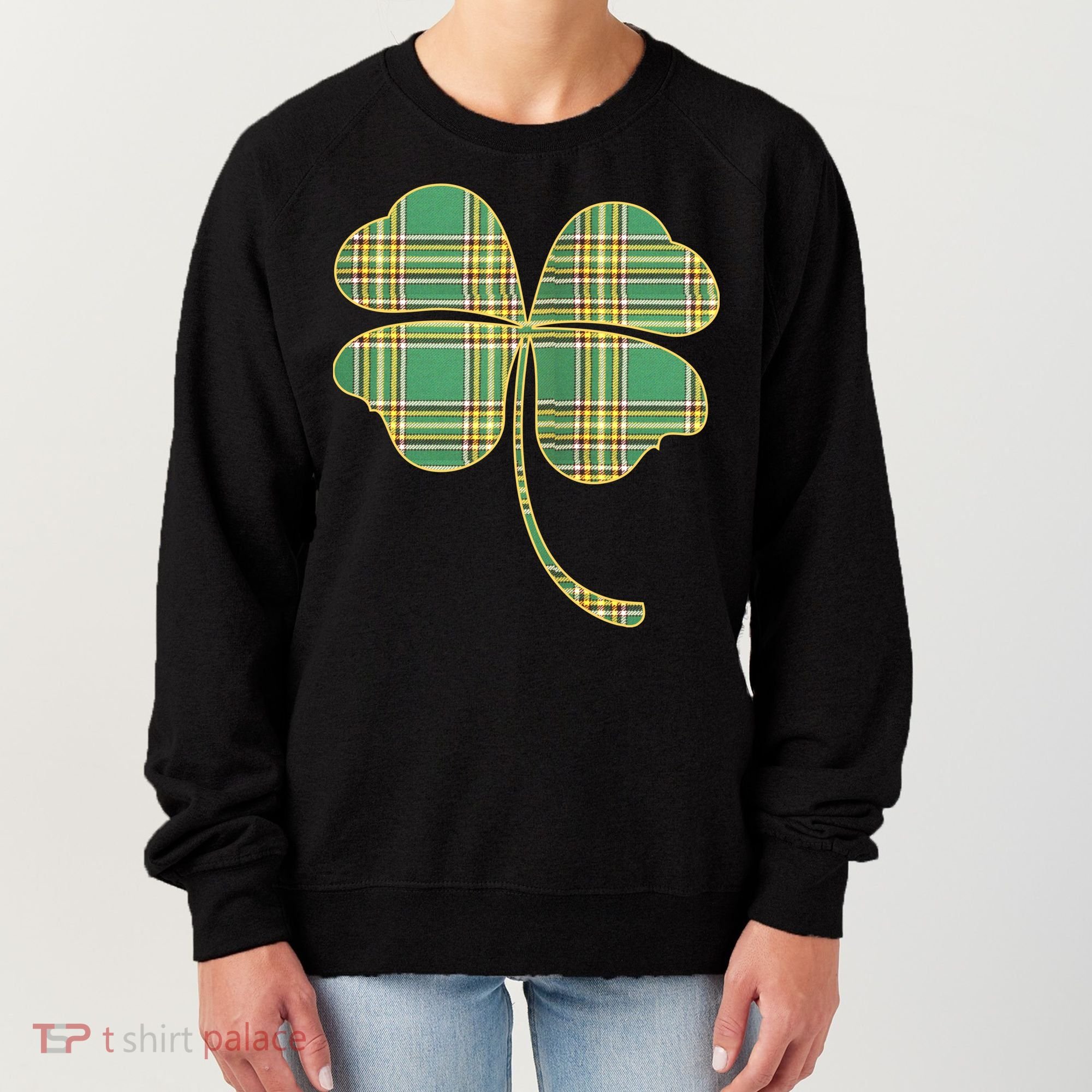 Paid Shamrock Clover Women's Sweatshirt